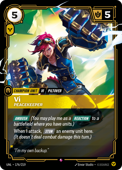 Vi - Peacekeeper UNL 176/219 Chinese Version