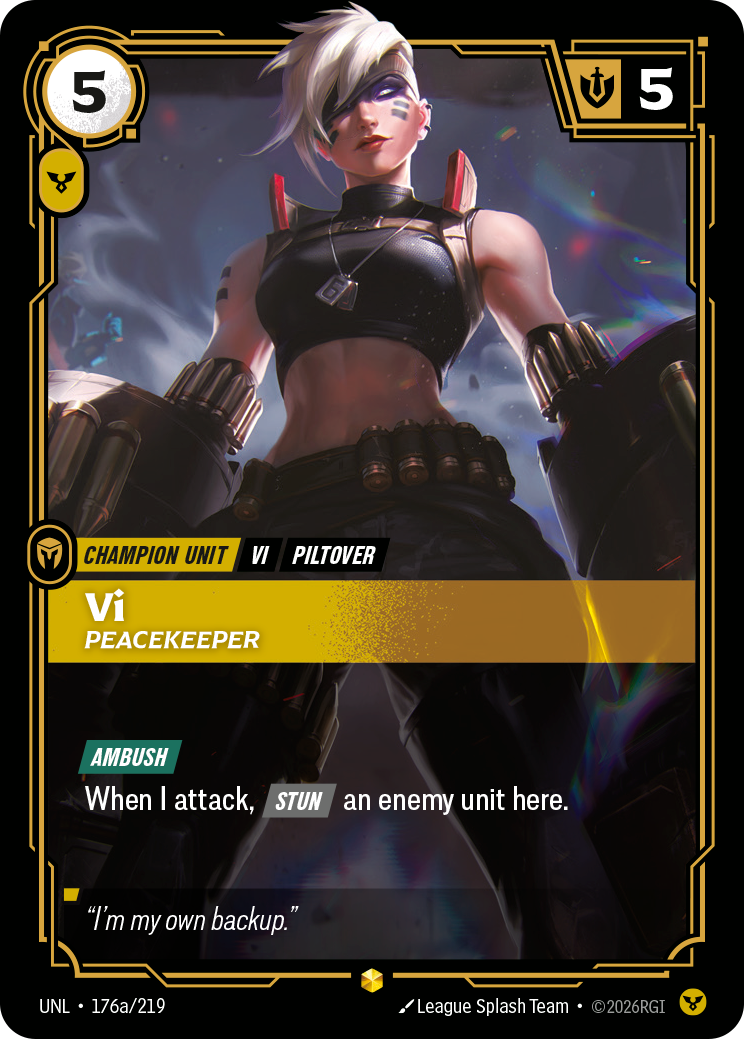 Vi - Peacekeeper UNL 176a/219 Chinese Version