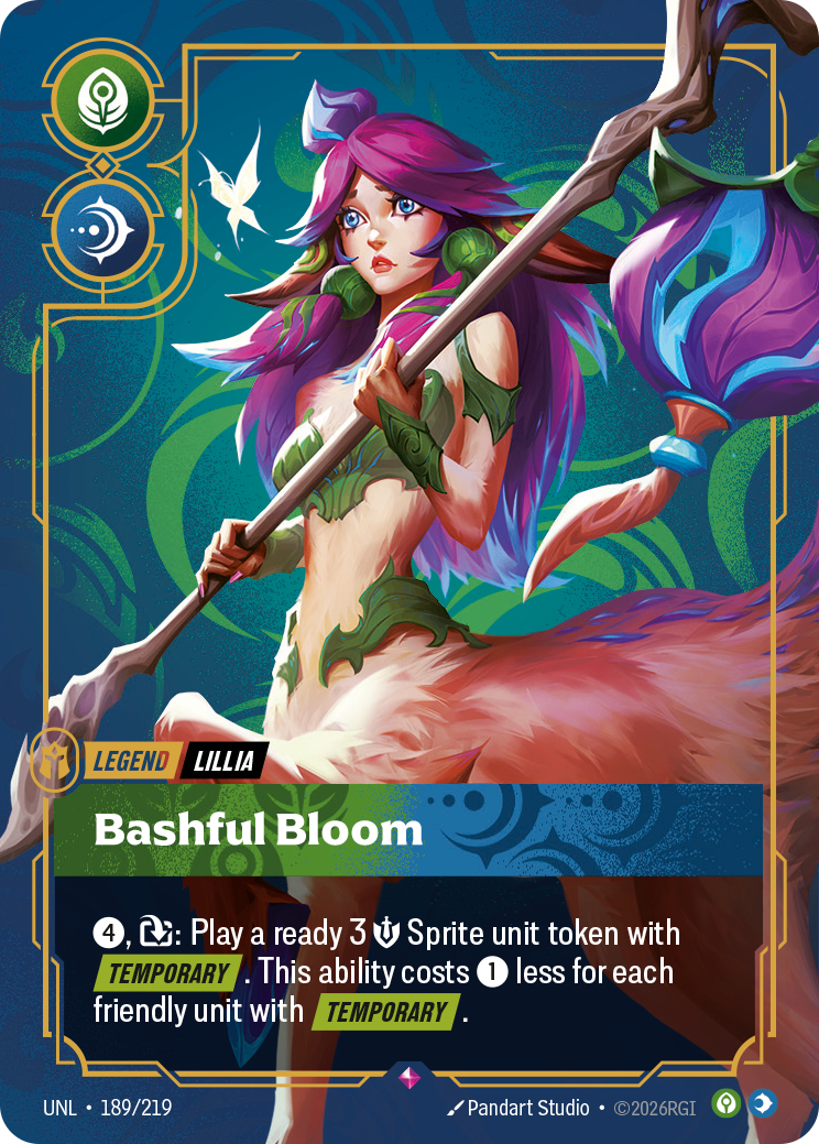 Lillia - Bashful Bloom UNL 189/219 Chinese Version