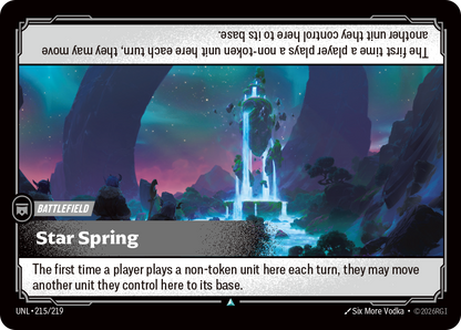 Star Spring UNL 215/219 Chinese Version