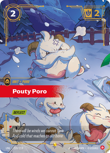 Pouty Poro UNL 220/219 Chinese Version