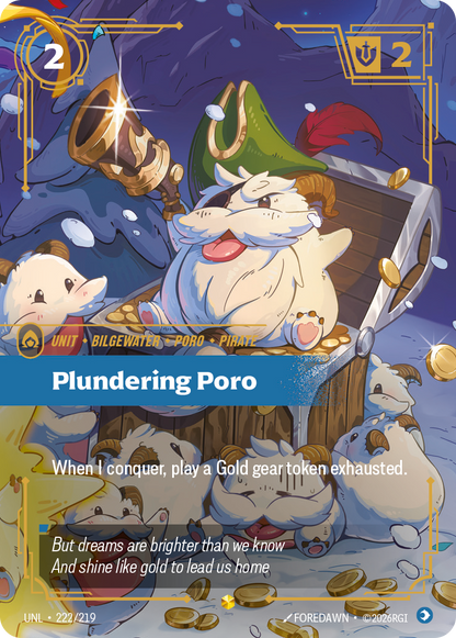 Plundering Poro UNL 222/219 Chinese Version