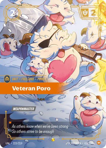 Veteran Poro UNL 223/219 Chinese Version