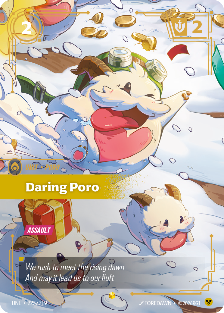 Daring Poro UNL 225/219 Chinese Version