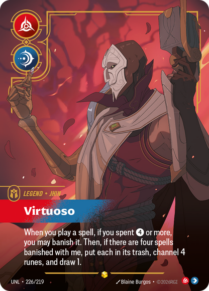 Virtuoso - Jhin UNL 226/219 Chinese Version