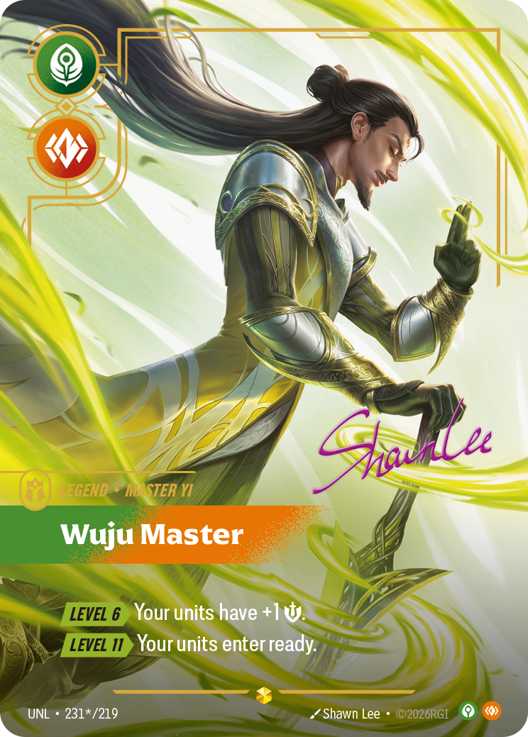 Wuju Master - Master Yi UNL 231★/219 Chinese Version