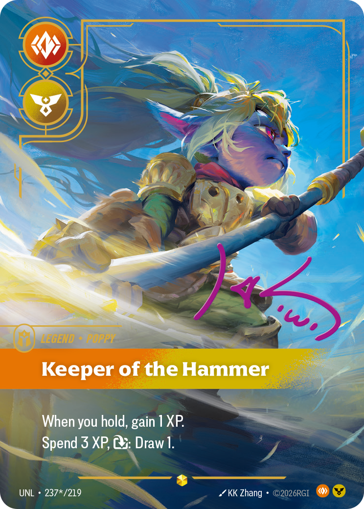 Keeper of the Hammer - Poppy UNL 237★/219 Chinese Version