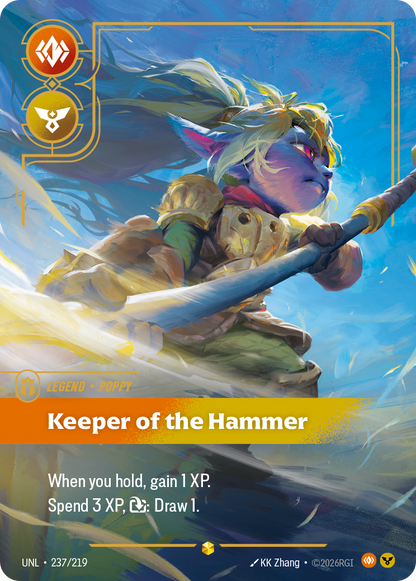 Keeper of the Hammer - Poppy UNL 237/219 Chinese Version